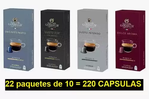 Chollazo! 220 cápsulas compatibles con Nespresso Gran Caffè Garibaldi (ENVIO GRATIS)
