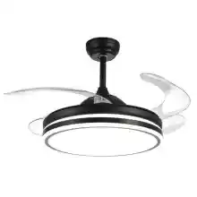 ‍Ventilador de Techo Atenas Aspas Desplegables + LED 36W