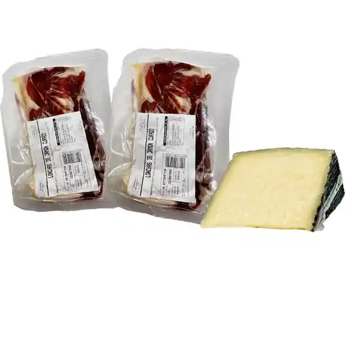 1 kg de jamón curado Gran Reserva en lonchas + Queso regalo + ENVIO GRATIS