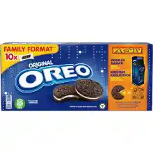 10 Paquetes de Oreo Original Galletas de Cacao Rellenas de Crema Sabor Vainilla 440g