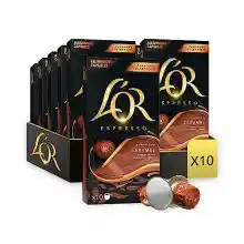 100 Cápsulas L'OR Espresso Café Caramelo Compatibles Nespresso