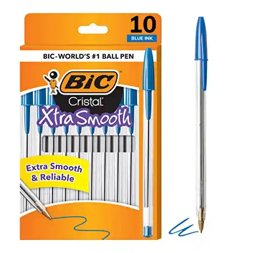10x Bolígrafo BIC Cristal Xtra liso