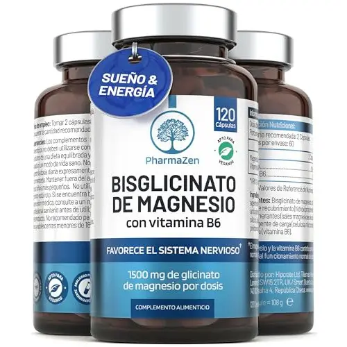 120 Cápsulas de Magnesio Bisglicinato PharmaZen