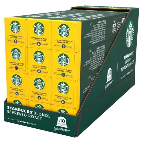 120 cápsulas STARBUCKS by NESPRESSO - Blonde Espresso Roast - la cápsula a 24 céntimos