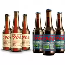 12x Cervezas 1906 Reserva Especial de 50 cl + 24x Galician Irish Red Ale 33 cl