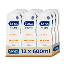 12x Sanex Neutro Nutritivo Gel De Ducha
