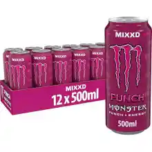 12x500ml Monster Energy MIXXD Punch Bebida Energética