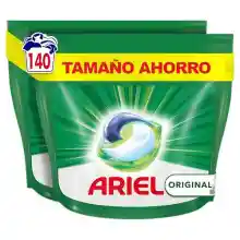 140 cápsulas para lavadora Ariel Todo En 1 PODS