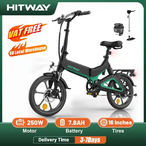Bicicletas eléctrica plegable Hitway 14F005