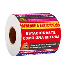 160 pegatinas para los que aparcan mal