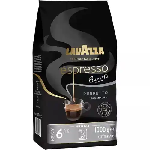 1Kg café en grano tostado Lavazza Espresso Barista Perfetto 100% Arábica