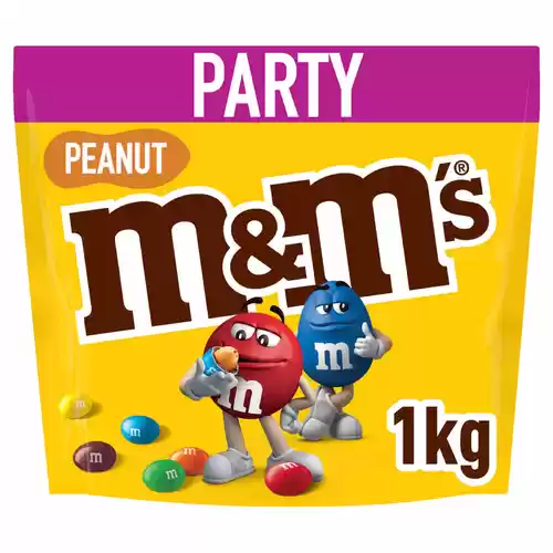 1kg M&M's Peanuts Snack de Cacahuete y Chocolate con Leche