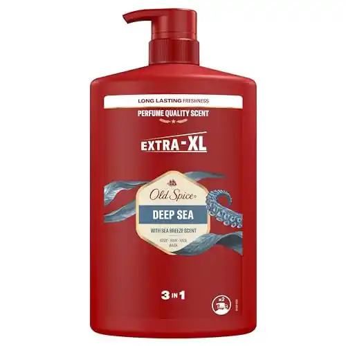 2 litros de Champú Old Spice Deep Sea Gel 3 en 1