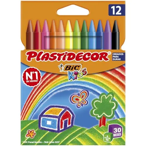 2 paquetes de 12 ceras BIC Kids Plastidecor - 2ª unidad al 70%