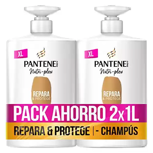 2 x 1000 ML Champú Pantene Pelo Repara Y Protege Nutri Pro-V