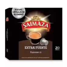20 cápsulas de aluminio de café SAIMAZA compatibles Nespresso