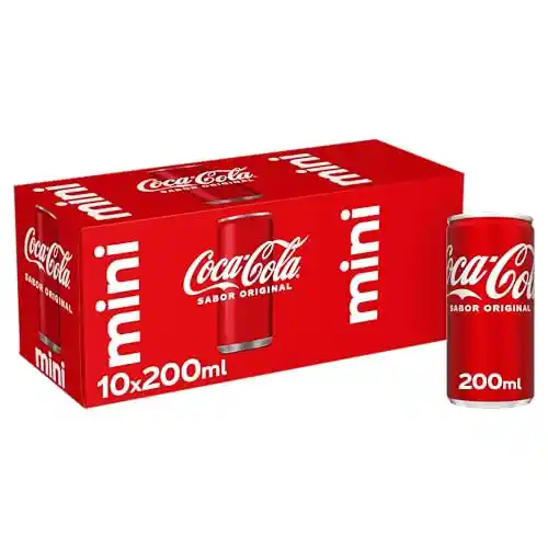 20 Latas de Coca-Cola Original 200ml (promo 2º pack al 50% dto)