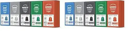 200x Cápsulas by Amazon compatibles con Nespresso (Variado) - 0,11€/cápsula