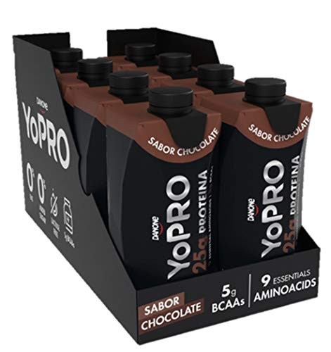 24 batidos YoPRO 25G de Proteína sabor chocolate de 330 ml (promo 3x2)