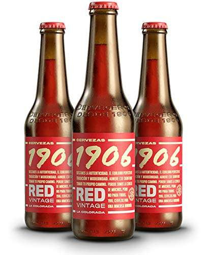 24 botellas cerveza 1906 Red Vintage