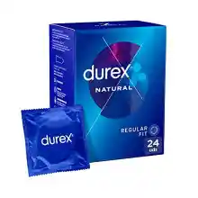 24 Preservativos Durex Originales Natural Plus