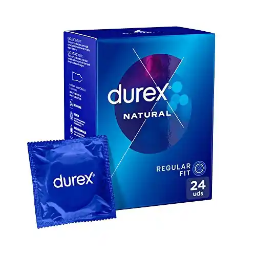 24 Preservativos Durex Originales Natural Plus