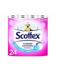 24x Rollos Scottex Original Papel Higiénico