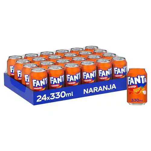 24x Fanta Naranja Latas 330ml