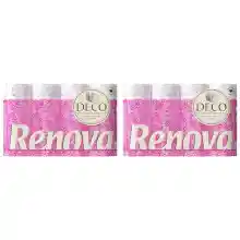 24x Rollos Papel Higiénico 4 Capas Perfumado Renova