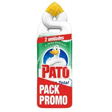2x botes de Pato WC Power Frescor Total Limpiador Inodoro 750ml