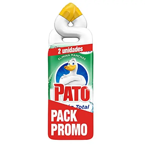2x botes de Pato WC Power Frescor Total Limpiador Inodoro 750ml
