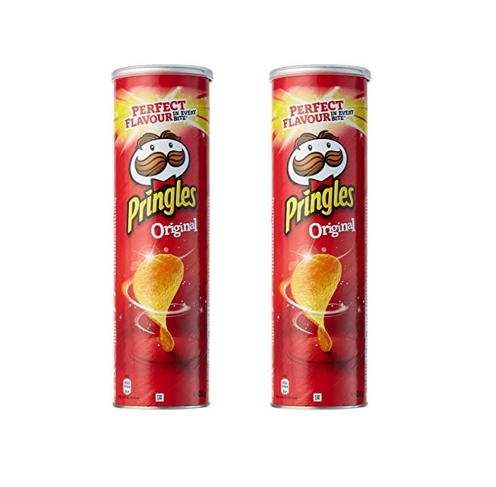 2x botes de Pringles Original Patatas - 200 g