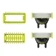 2x Cuchillas de repuesto Philips OneBlade 360 QP624/50 para cuerpo y cara