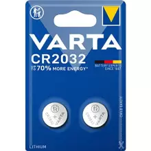 2x Pilas de botón de litio de 3 V Varta Electronics CR2032