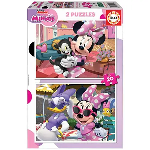 2x Puzzles Infantiles Minnie Educa