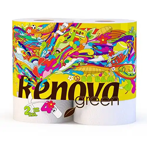 2x rollos XXL papel de cocina Renova Green 100% reciclado