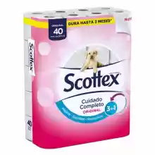 2x1 en Papel higiénico Scottex en forma de ChequeAhorro en Carrefour