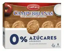 2x320g paquetes de Galletas 0% Azúcares Campurrianas (-50% en 2ª unidad)