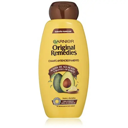 2x600ml Champú Garnier Remedies Aceite de Aguacate y Manteca (2ª unidad al -50%)