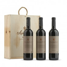 3 botellas Félix Azpilicueta Reserva Rioja + Maletín de madera