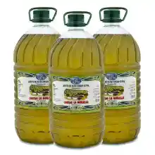 3 garrafas de Aceite de Oliva Virgen Extra Cortijo La Muralla Hojiblanca (3 x 5 L)