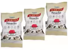 3 paquetes de  Snacks Serrano para perros, Buey, 3x100 g, Mediterranean Natural