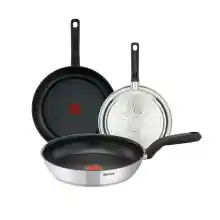 3 Sartenes Inducción Tefal Comfort Max 20+24+28 cm