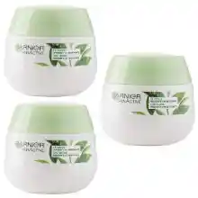 3x Cremas Hidratantes 24H Garnier Skin Active Hydra-Adapt para pieles mixtas a grasas