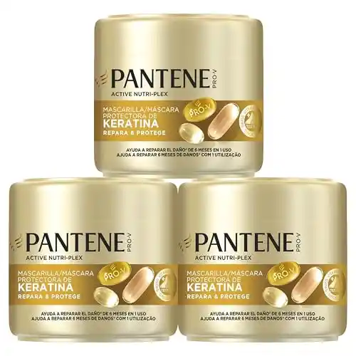 3x Mascarilla Keratina 300ml Pantene Pro-V