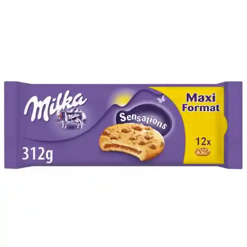 3x Paquetes de galletas Milka Sensations Cookie con chocolate (PROMO 3x2)