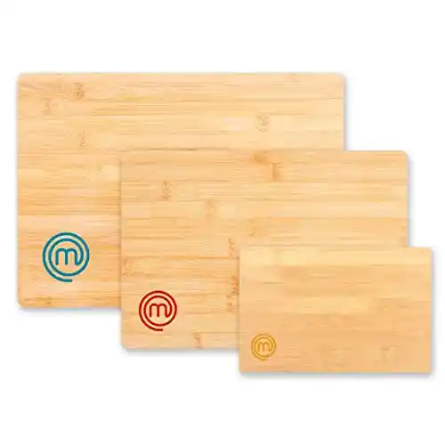 3x Tablas de cortar MasterChef de bambú