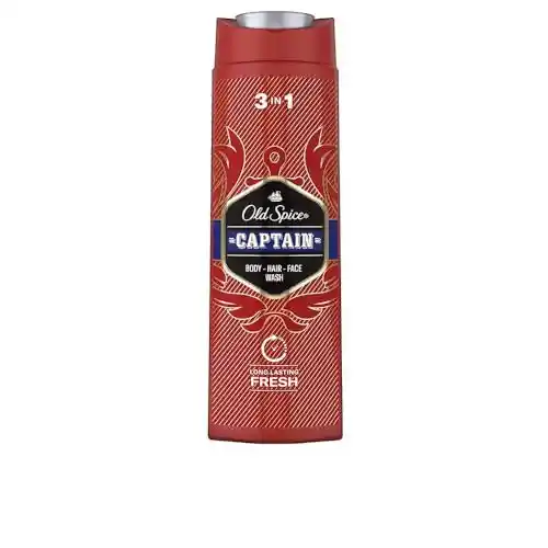 ¡3x2!Gel de ducha 3 en 1 Old Spice Captain para hombre 400ml