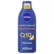 3x400ml  Loción Body Milk Reafirmante Nivea Q10