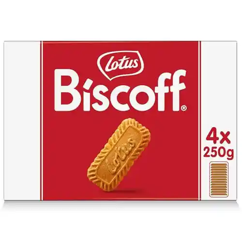 4 paquetes de 250g Biscoff Lotus Galletas Caramelizadas (en total 1kg)